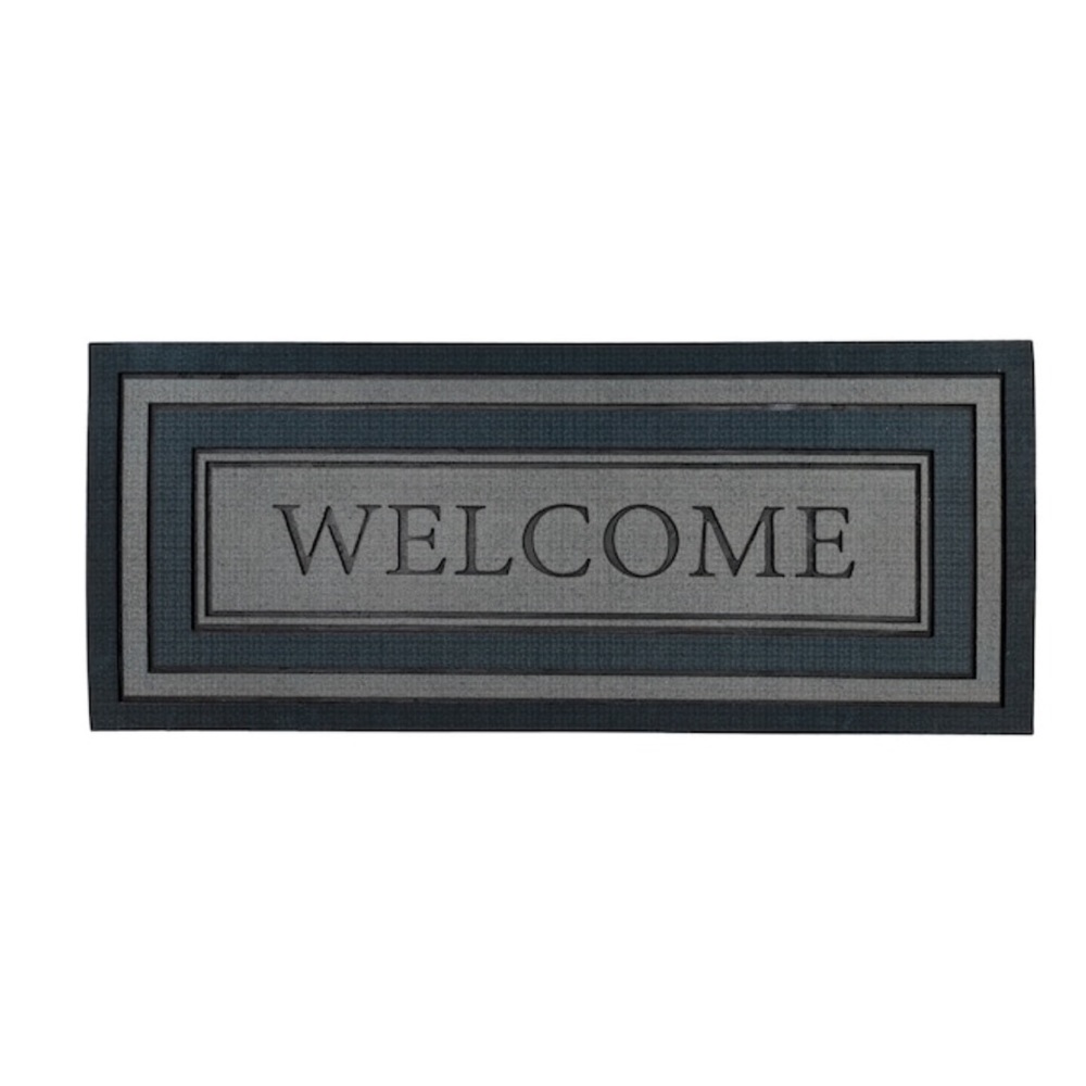 Allen + Roth 2x4 Ft Welcome Rectangular Outdoor Door Mat NWT